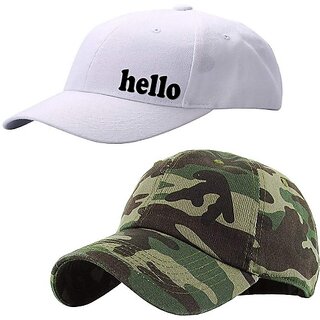                       EAGLEBUZZ Printed Sports/Regular Cap (Pack of 2)                                              