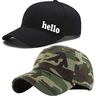                       EAGLEBUZZ Printed Sports/Regular Cap (Pack of 2)                                              