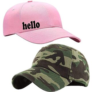                       EAGLEBUZZ Printed Sports/Regular Cap (Pack of 2)                                              