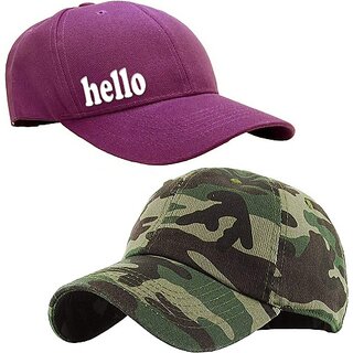                       EAGLEBUZZ Printed Sports/Regular Cap (Pack of 2)                                              
