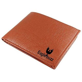 EAGLEBUZZ Men Casual Brown Artificial Leather Wallet - Regular Size (11 Card Slots) EAGLEBUZZ Men Casual Brown Artificial Leather Wallet - Regular Size (11 Card Slots)