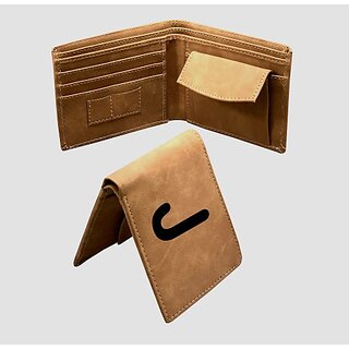                       EAGLEBUZZ Men  and  Women Casual Khaki Artificial Leather Wallet (9 Card Slots)                                              