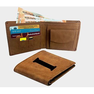 EAGLEBUZZ Men and Women Casual Khaki Artificial Leather Wallet (9 Card Slots) EAGLEBUZZ Men and Women Casual Khaki Artificial Leather Wallet (9 Card Slots)