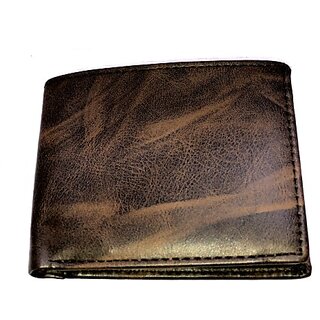                       EAGLEBUZZ Men Brown Artificial Leather Wallet (12 Card Slots)                                              