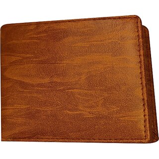                       EAGLEBUZZ Men Tan Artificial Leather Wallet (12 Card Slots)                                              