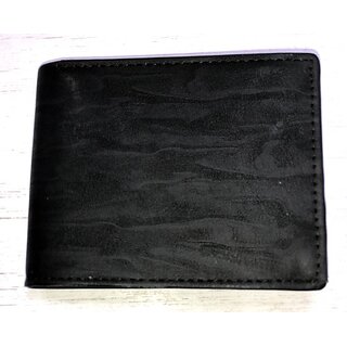                       EAGLEBUZZ Men Black Artificial Leather Wallet (12 Card Slots)                                              
