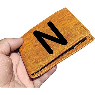 EAGLEBUZZ Men and Women Casual Tan Artificial Leather Wallet (9 Card Slots) EAGLEBUZZ Men and Women Casual Tan Artificial Leather Wallet (9 Card Slots)
