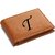 EAGLEBUZZ Men  and  Women Formal Tan Artificial Leather Wallet (12 Card Slots)