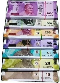 UZAK Combo 30 Each x 7210 Prank Note) Playing Currency Notes for Fun Paper Kids GAG TOYS Gag Toy  (Multicolor)