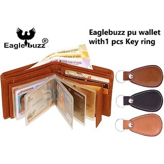                       EAGLEBUZZ Wallet  and  Belt Combo (Tan)                                              