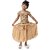 EAGLEBUZZ Baby Girls Below Knee Casual Dress (Brown, Short Sleeve)