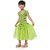 EAGLEBUZZ Barbie Girls Below Knee Casual Dress (Green, Short Sleeve)