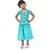 EAGLEBUZZ Barbie Baby Girls Below Knee Casual Dress (Blue, Short Sleeve)