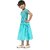 EAGLEBUZZ Barbie Baby Girls Below Knee Casual Dress (Blue, Short Sleeve)