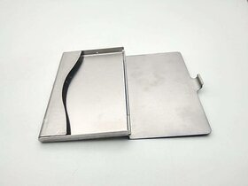 RSINC Men  Women Casual Blue Aluminium Card Holder  (1 Card Slot)