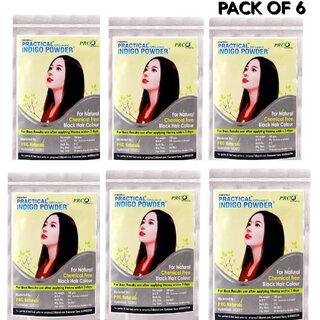 PRACTICAL INDIGO POWDER 50gms Pack Of 6 PRACTICAL INDIGO POWDER 50gms Pack Of 6