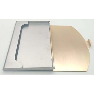 RSINC Men  Women Casual Gold Aluminium Card Holder  (1 Card Slot)