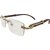 RSINC Others Rectangular Sunglasses (Free Size)  (For Men, Clear)