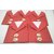 RSINC Shirt Shaped Envelopes for Gifting(Pack of 5) (RED) Envelopes  (Pack of 5 Red)