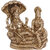 Arihant Craft Hindu God Lakshmi Narayan Idol Vishnu Laxmi Statue Sculpture Hand Made Showpiece  22 cm (Brass, Gold)
