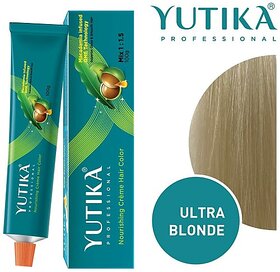 Yutika Professional Rich Creme Hair Colour Ultra Blonde 7.1 (Pack OF 1) , Ultra Blonde