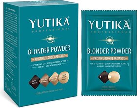 Yutika Professional Blonder Powder, 60gm (Pack of 1) , Light Blue