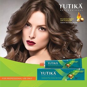 Yutika Professional Creme Hair Color , Light Brown 5.0