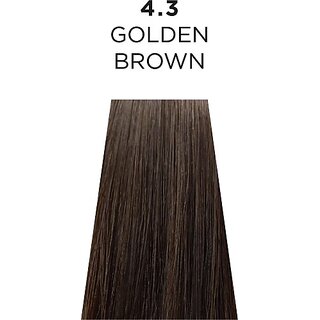                       Yutika Professional Creme Hair Color , Golden Brown 4.3                                              