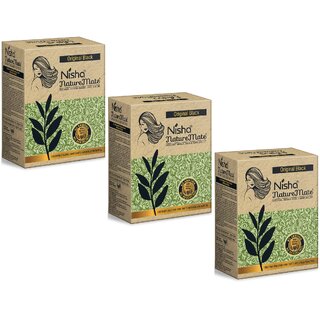                       Nisha Nature Mate Henna Based , Natural Black                                              