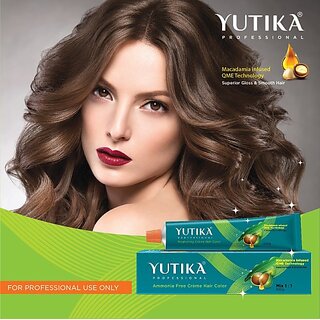                       Yutika Professional Creme Hair Color , Red                                              