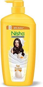 Nisha Egg Protein Shampoo For Strong & Smooth Hair, 650 ML (650 ml)
