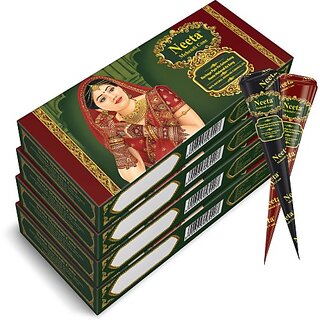 Neeta Mehendi Cone Henna Temporary Tettoo Mehendi (Pack of 16 Pcs) Natural Mehendi Natural Mehendi (Pack of 16) Neeta Mehendi Cone Henna Temporary Tettoo Mehendi (Pack of 16 Pcs) Natural Mehendi Natural Mehendi (Pack of 16)