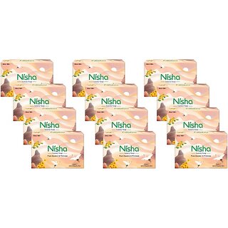 Nisha Luxury Soap Bar Pure Glycerin & Primrose 100g Each, Pack of 12 (12 x 8.33 g) Nisha Luxury Soap Bar Pure Glycerin & Primrose 100g Each, Pack of 12 (12 x 8.33 g)
