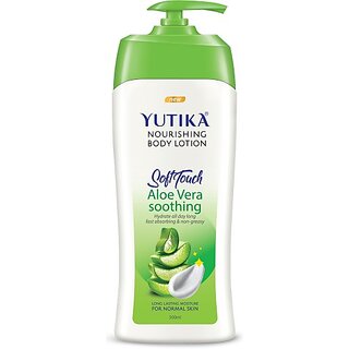                      Yutika Nourishing Body Lotion Soft Touch Aloe Vera Soothing 500ml (500)                                              
