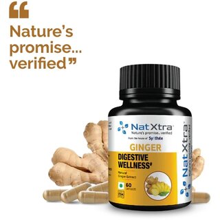 NatXtra Ginger natural digestive wellness (60 Capsules)