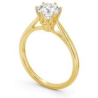                       Natural American Diamond Gold Plated Stylish Finger Ring For Women  Girls                                              