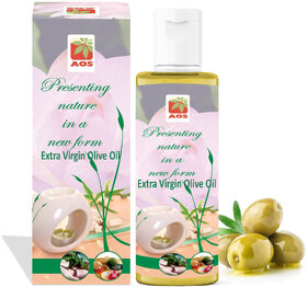 AOS Products 100 Pure Extra Virgin Olive Oil, (50 ml)