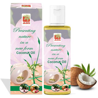 AOS Products 100 Pure Coconut Oil, (50 ml)