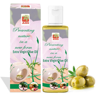                       AOS Products 100 Pure Extra Virgin Olive Oil (100 ml)                                              