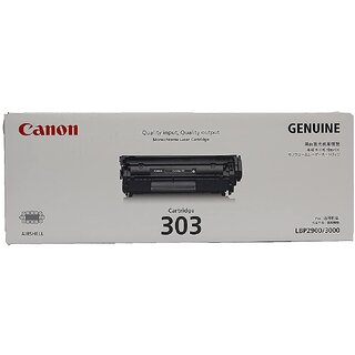                       Canon 303 Toner Cartridge Black                                              