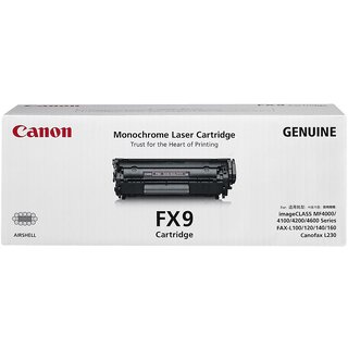                       Canon Original FX9 Black Toner Cartridge Models L140/ L160/ MF4350D/ MF4370DN/ MF4380DN/ MF4680/ MF4320D                                              