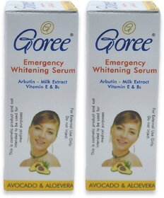 Goree Emergency Whitening Serum With Avocado And Aloevera 3ml (Pack of 2)