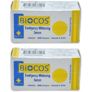                       Biocos Emergency Whitening Serum 3ml (Pack of 2)                                              