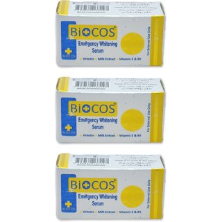                       Biocos Emergency Whitening Serum 3ml (Pack of 3)                                              