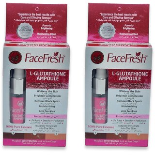                       FaceFresh L Glutathion Ampoule Serum 3ml (Pack of 2)                                              