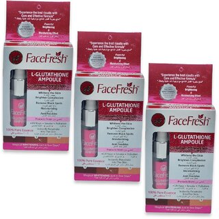                       FaceFresh L Glutathion Ampoule Serum 3ml (Pack of 3)                                              