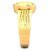 Original  Natural Stone Yellow Sapphire/Pukhraj Gold Plated Ring For Men  Women