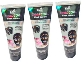Yash Charcoal Face Mask (Pack of 3)