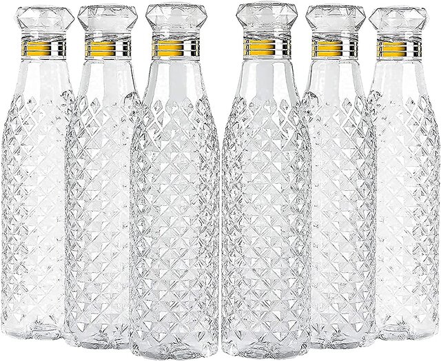 N H Enterprise Premium Quality Crystal Fridge Water Bottle Set ( 6 PCS )  1000 ml Bottle - Buy N H Enterprise Premium Quality Crystal Fridge Water  Bottle Set ( 6 PCS )