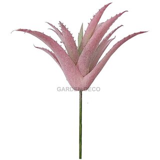                       GARDEN DECO Fake Succulent Plant (Pink)                                              